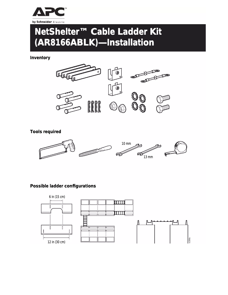 Page n°1 - Manuel utilisateur APC AR8164ABLK