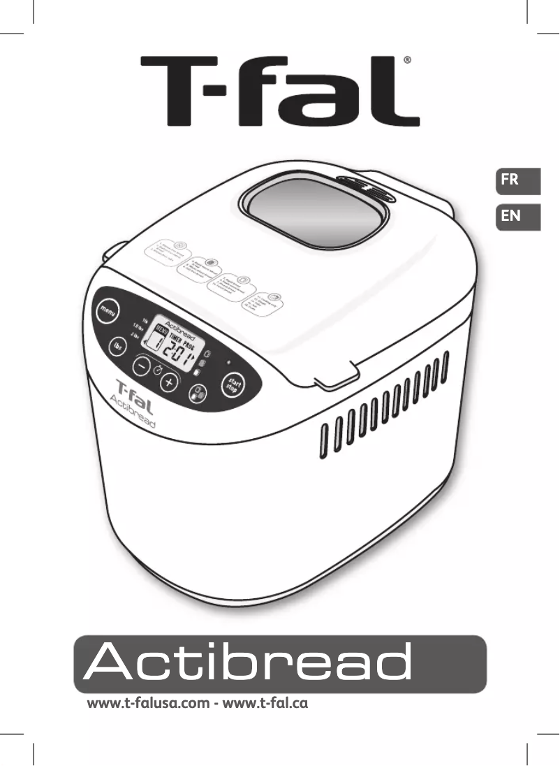 Page n°1 - Manuel utilisateur T-Fal ActiBread PF311E