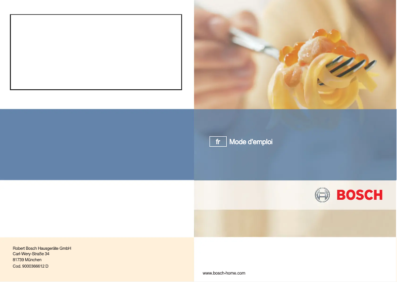 Image de la première page du manuel de l'appareil ER518502E