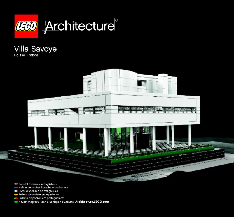 Image de la première page du manuel de l'appareil Villa Savoye