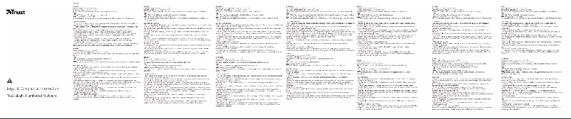 Image de la première page du manuel de l'appareil eLight Illuminated Keyboard