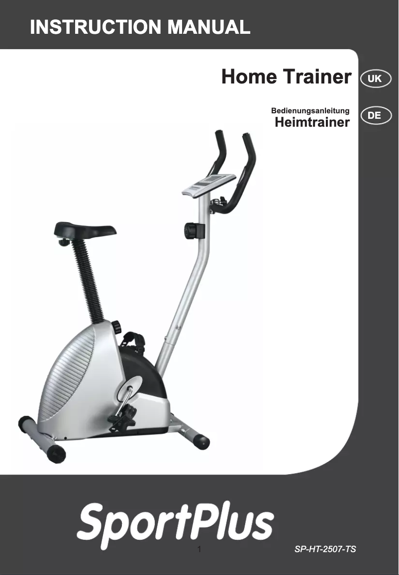 Image de la première page du manuel de l'appareil SP-HT-2507-TS