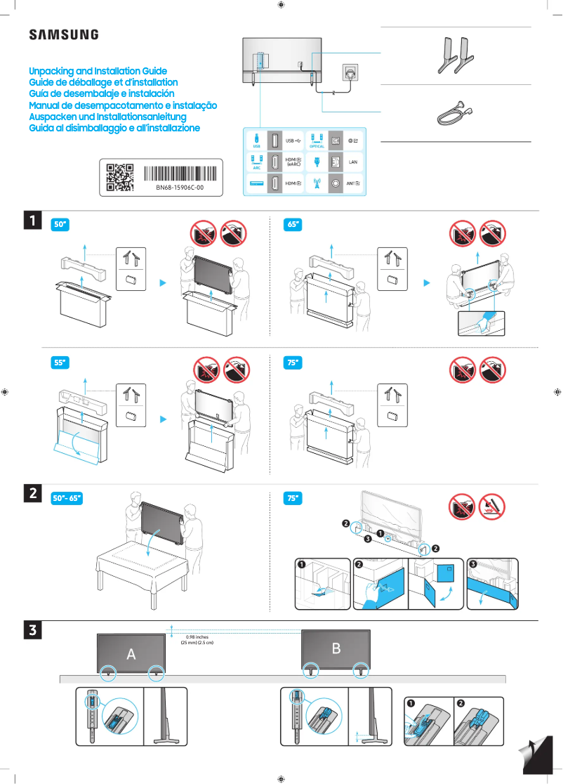 Page n°1 - Manuel utilisateur Samsung UN50CU8200K
