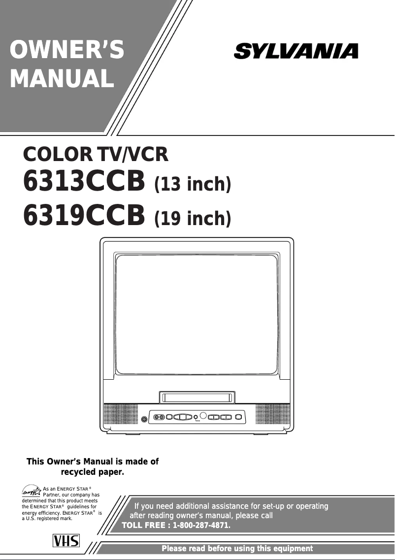 Image de la première page du manuel de l'appareil 6313CCB
