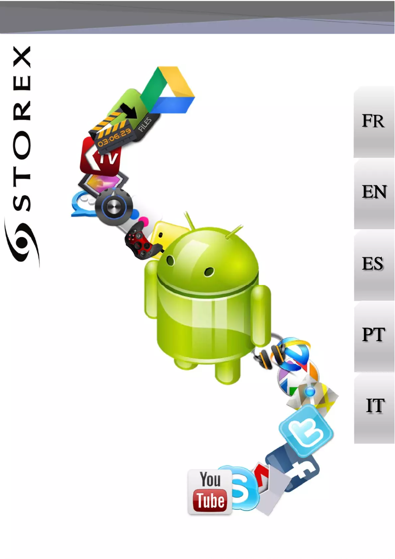 Page 1 de la notice Manuel utilisateur Storex eZee Tab 106Q