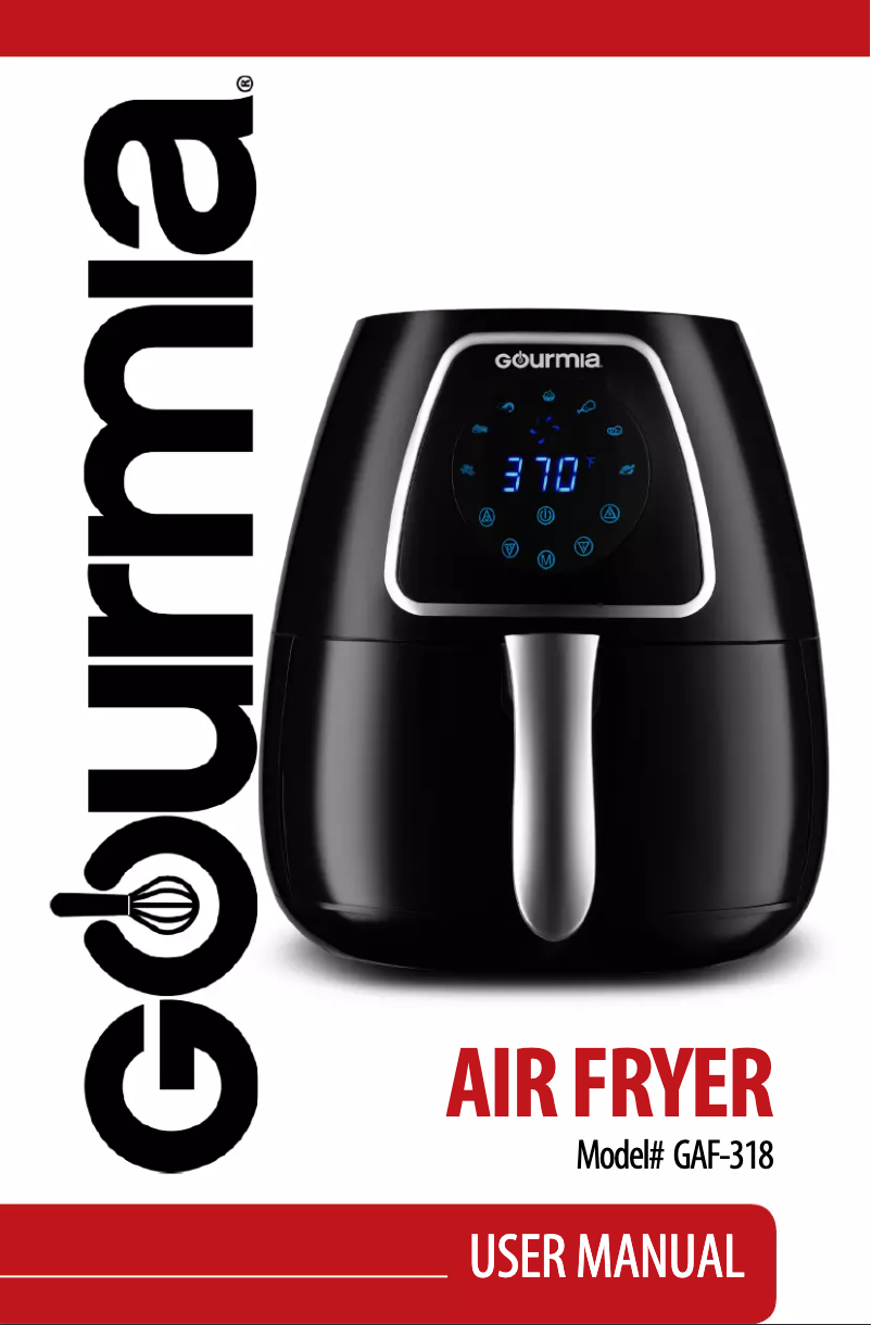 Page n°1 - Manuel utilisateur Gourmia GAF318