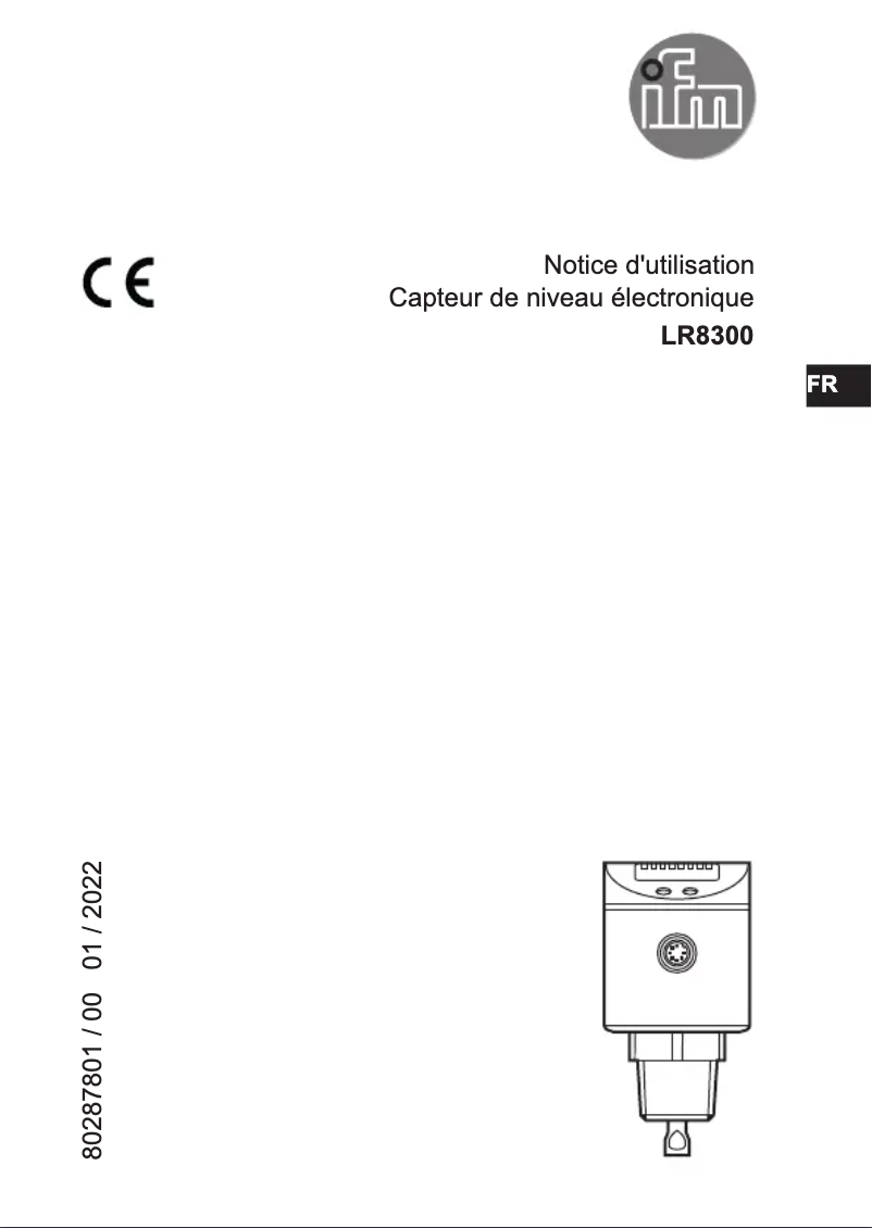 Page n°1 - Manuel utilisateur IFM LR8300