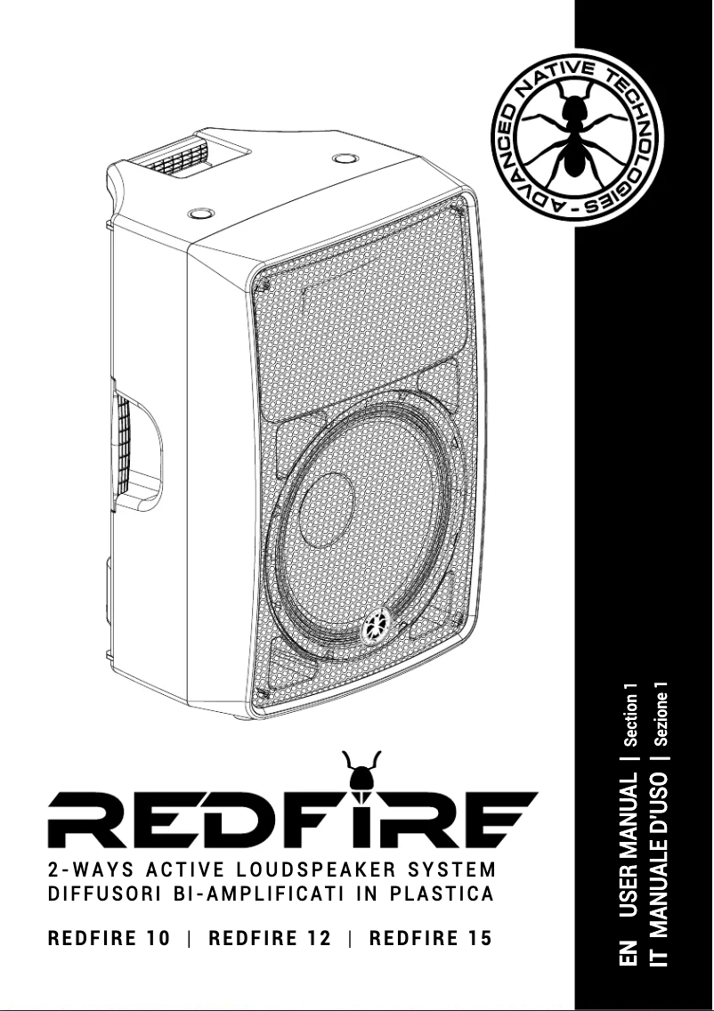 Image de la première page du manuel de l'appareil Redfire 15