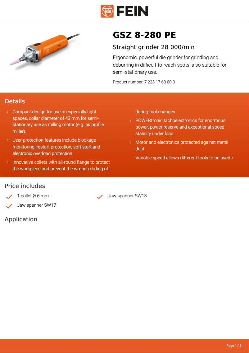 Image de la première page du manuel de l'appareil GSZ 8-280 PE