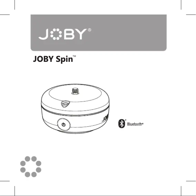 Page n°1 - Manuel utilisateur Joby Spin