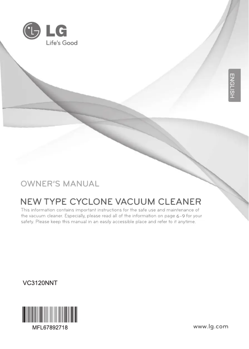 Page n°1 - Manuel utilisateur LG VC3120NNT