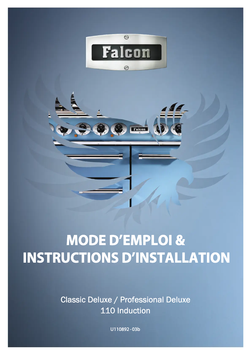 Page n°1 - Manuel utilisateur Falcon CDL110EISB