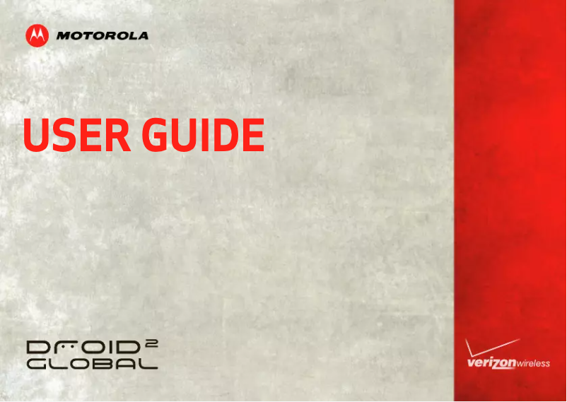 Page 1 de la notice Manuel utilisateur Motorola Droid 2 Global