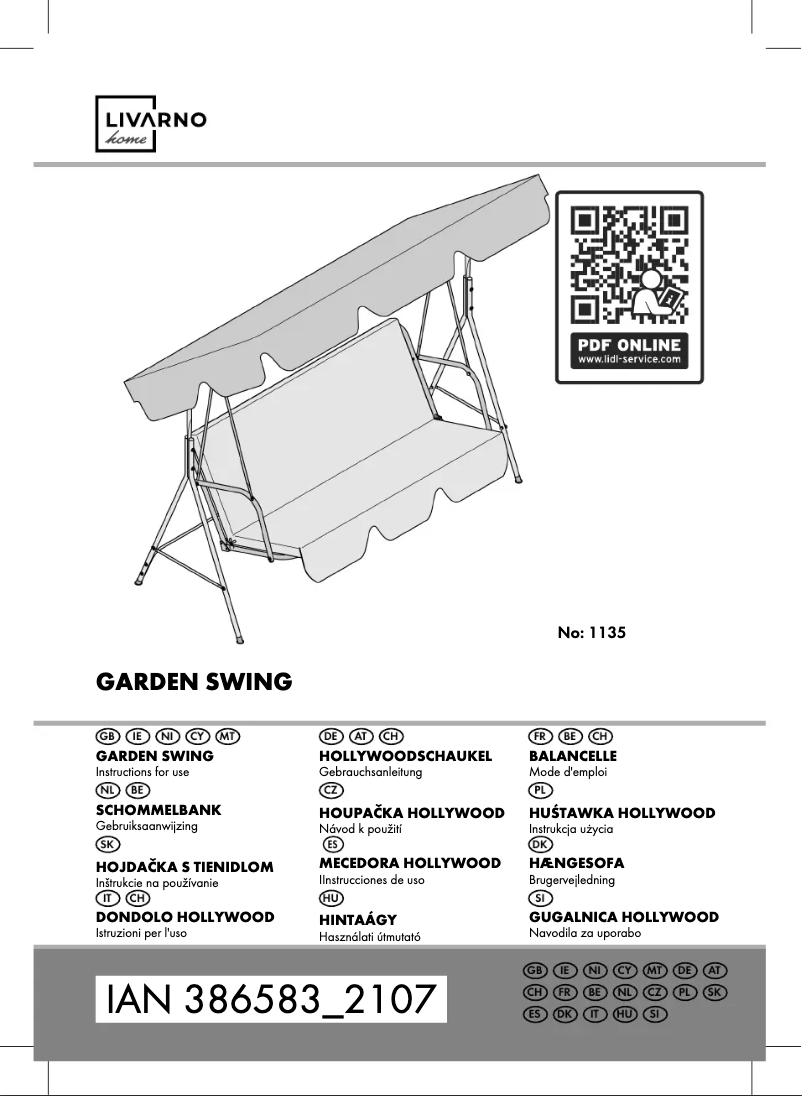 Page n°1 - Manuel utilisateur Livarno Lux IAN 386583