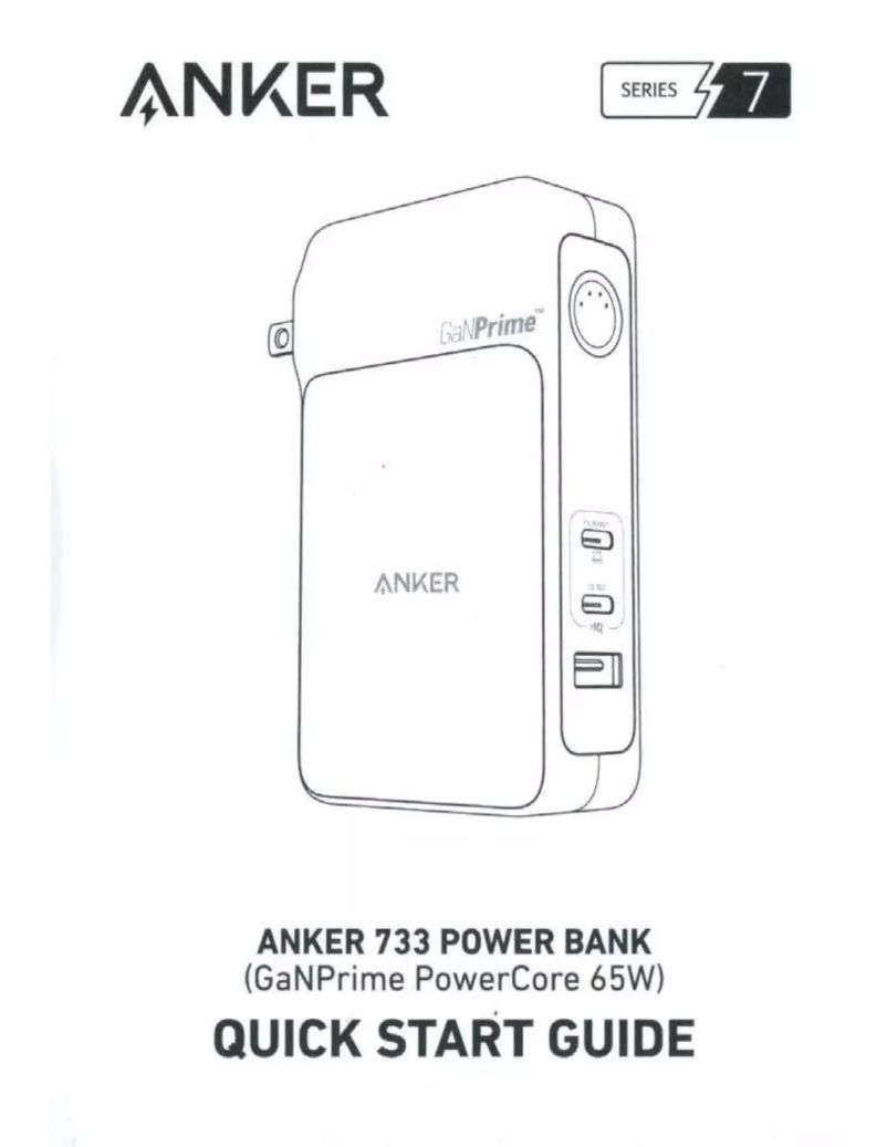 Image de la première page du manuel de l'appareil 733 Power Bank