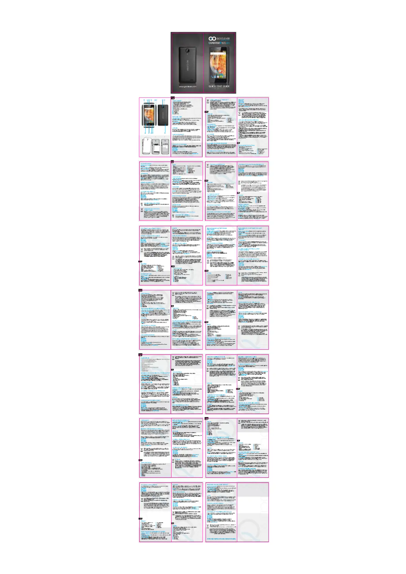 Page 1 de la notice Manuel utilisateur GoClever Quantum 3 500 Lite