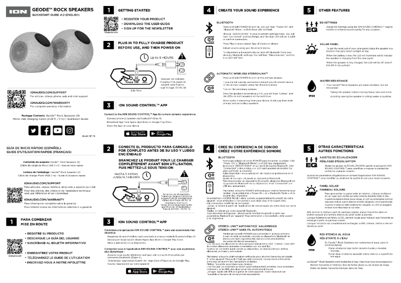 Image de la première page du manuel de l'appareil Geode