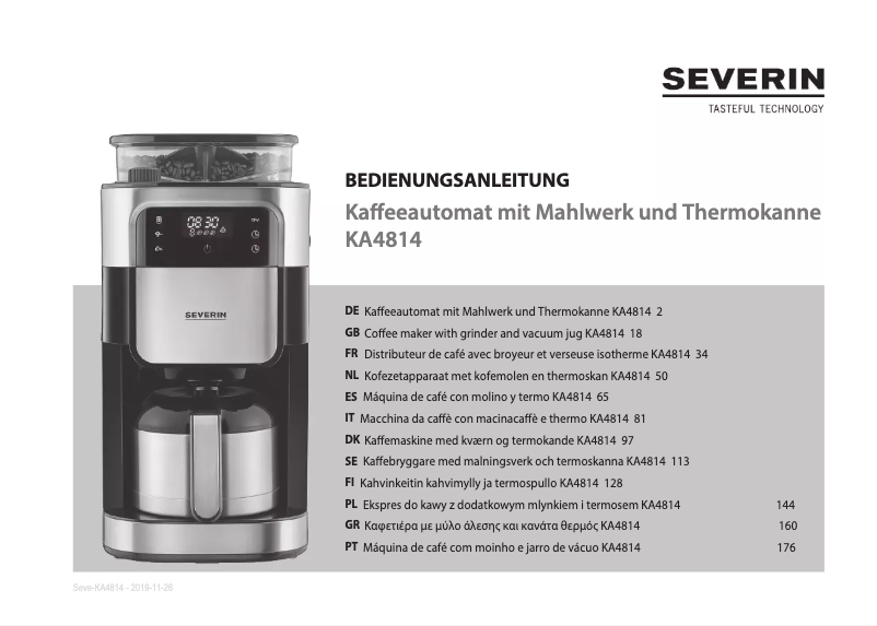 Image de la première page du manuel de l'appareil KA 4814