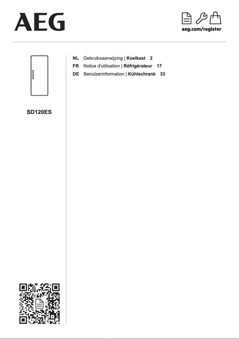 Image de la première page du manuel de l'appareil SD120ES