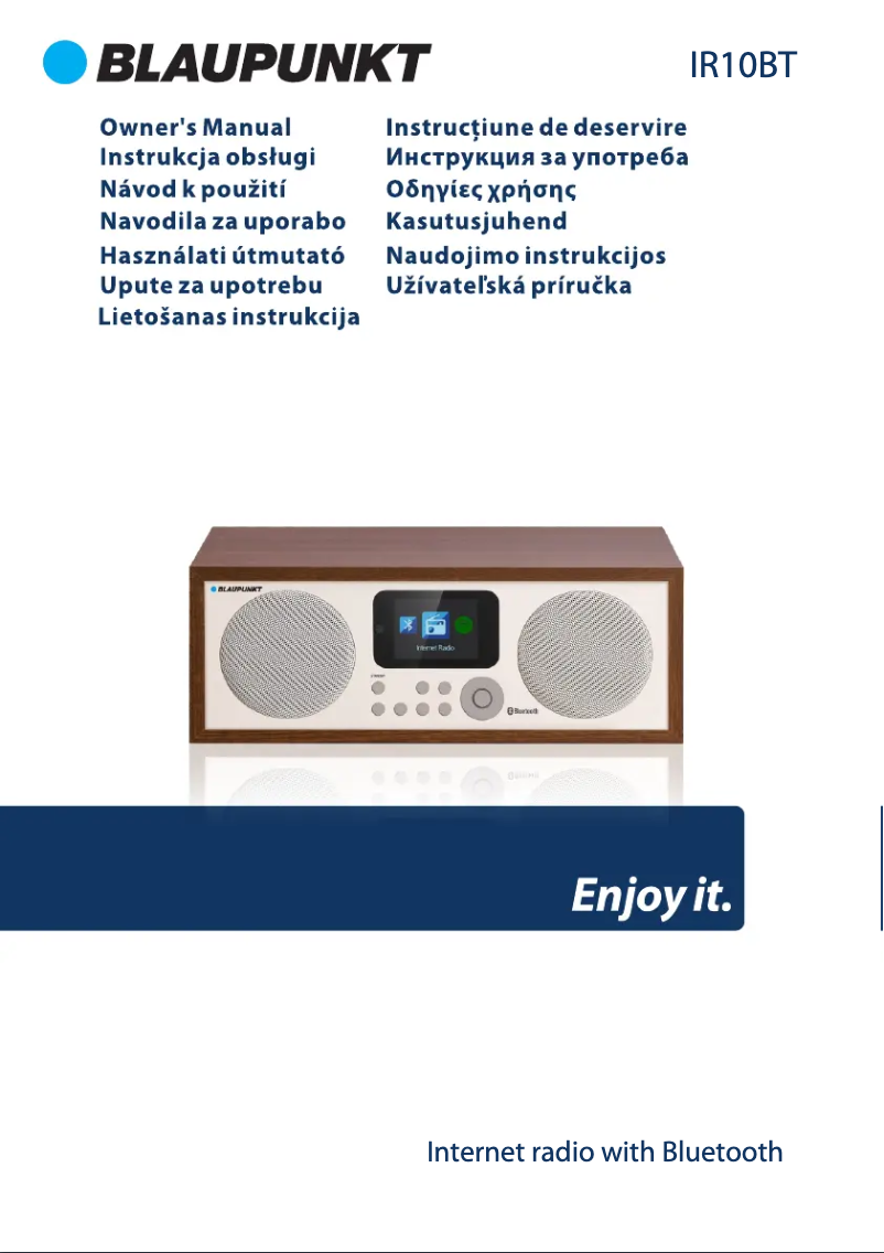 Image de la première page du manuel de l'appareil IR10BT