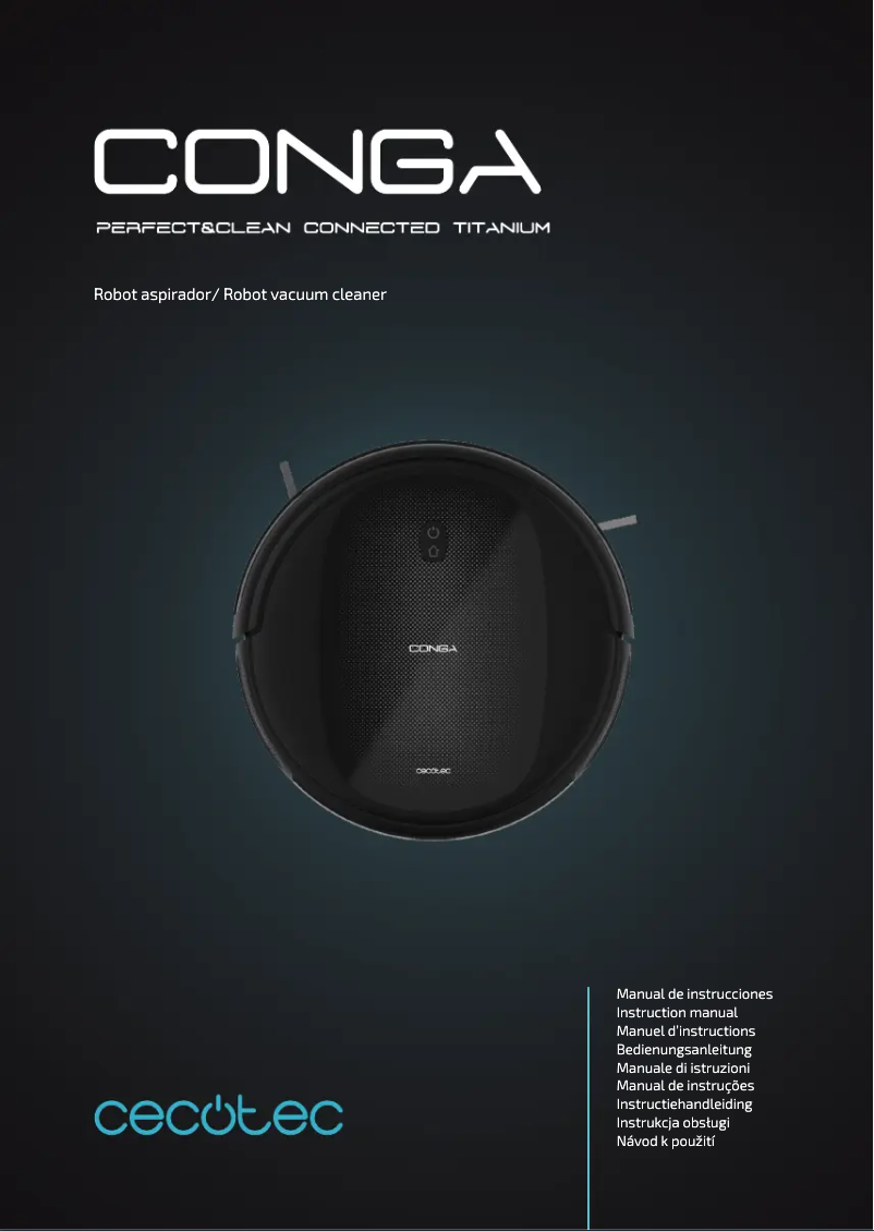 Page n°1 - Manuel utilisateur Cecotec Conga Perfect & Clean Connected Titanium