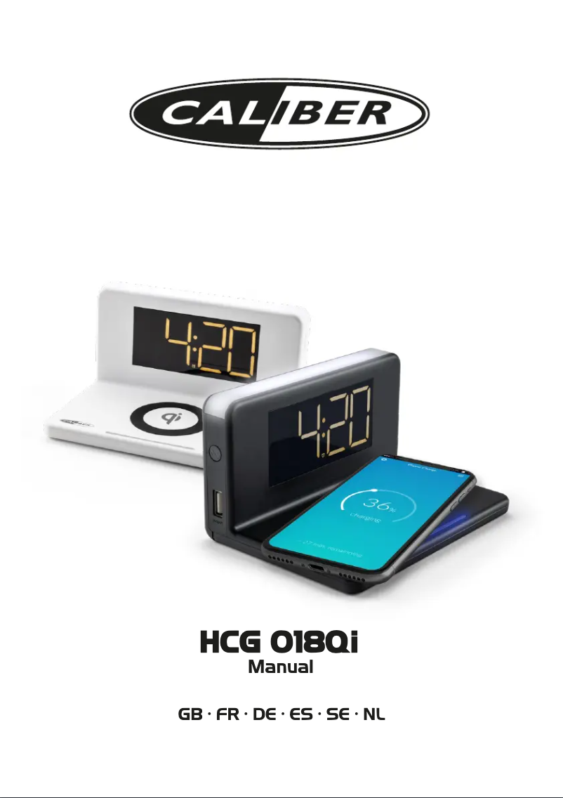 Image de la première page du manuel de l'appareil HCG 018Qi