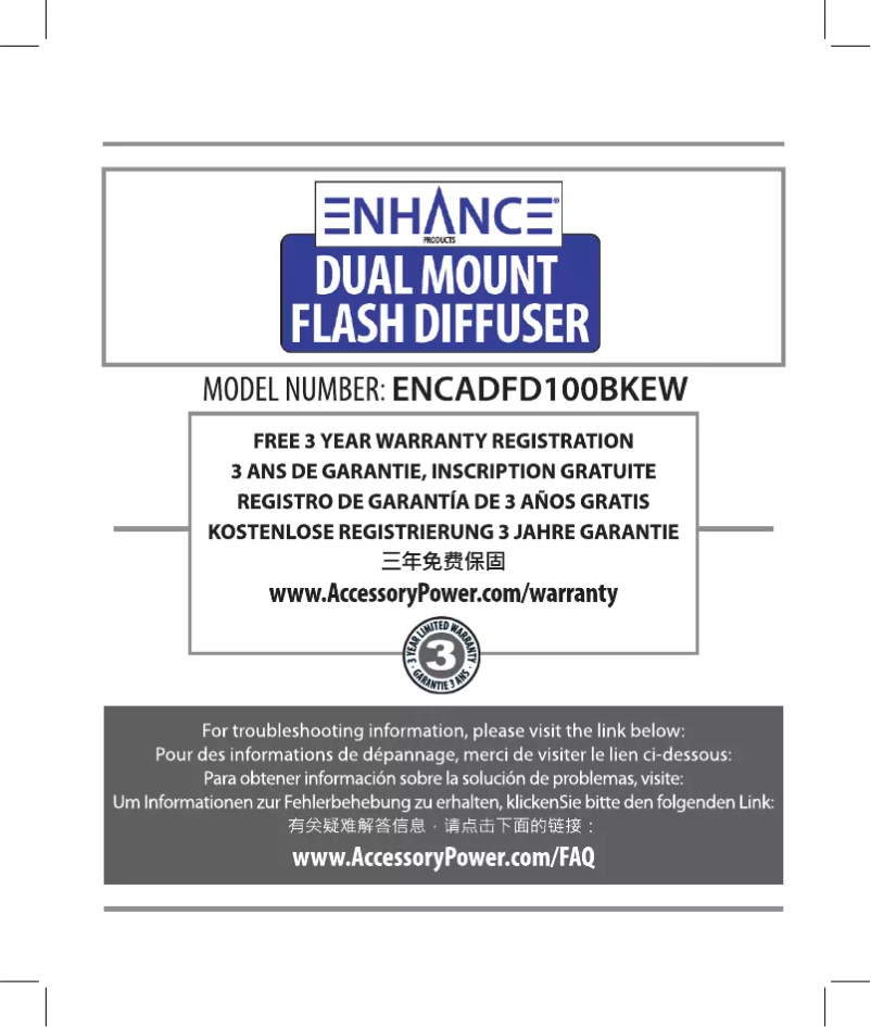 Page 1 of the manual User Manual Accessory Power ENCADFD100BKEW