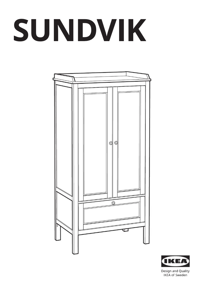 Imagen de la primera página del manual del dispositivo SUNDVIK 102.696.96