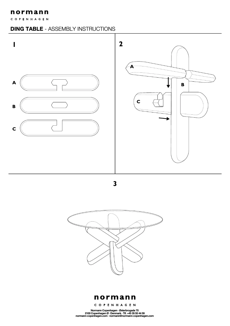 Image de la première page du manuel de l'appareil Ding