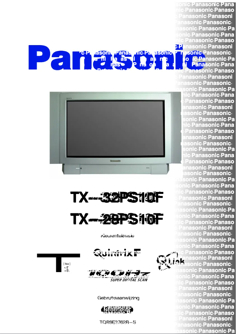 Page 1 de la notice Manuel utilisateur Panasonic TX-28PS10