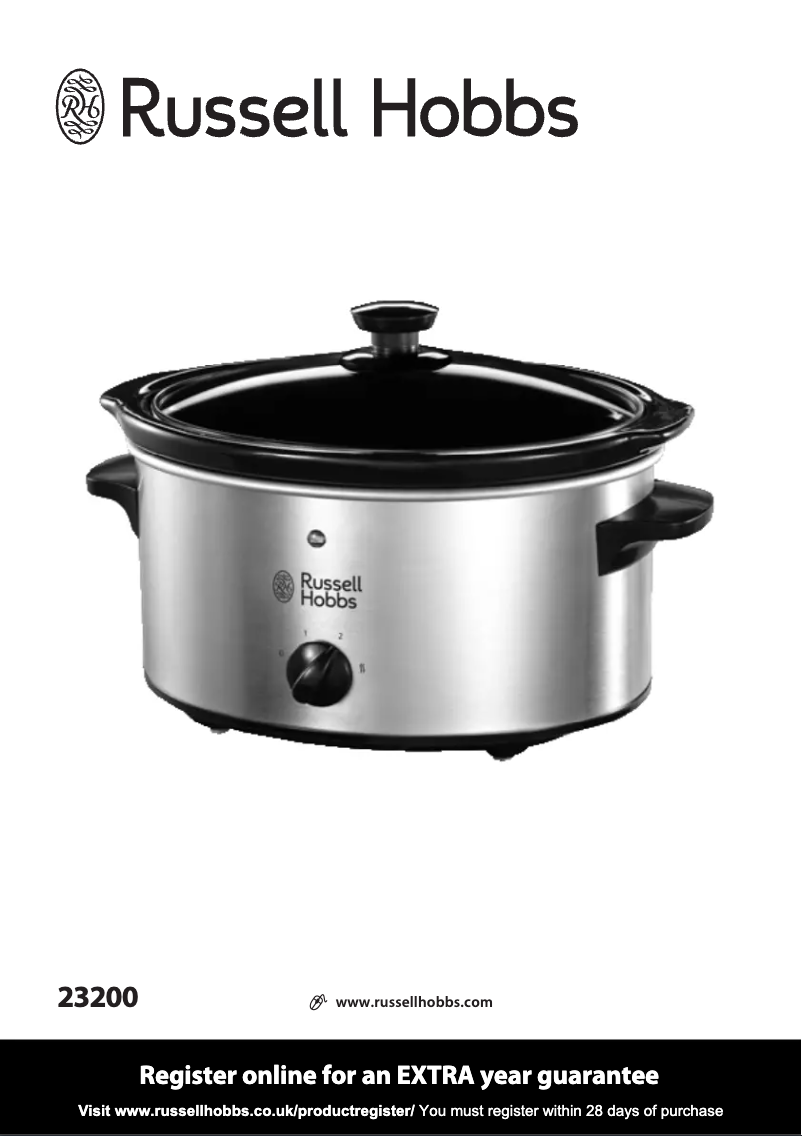 Image de la première page du manuel de l'appareil 23200