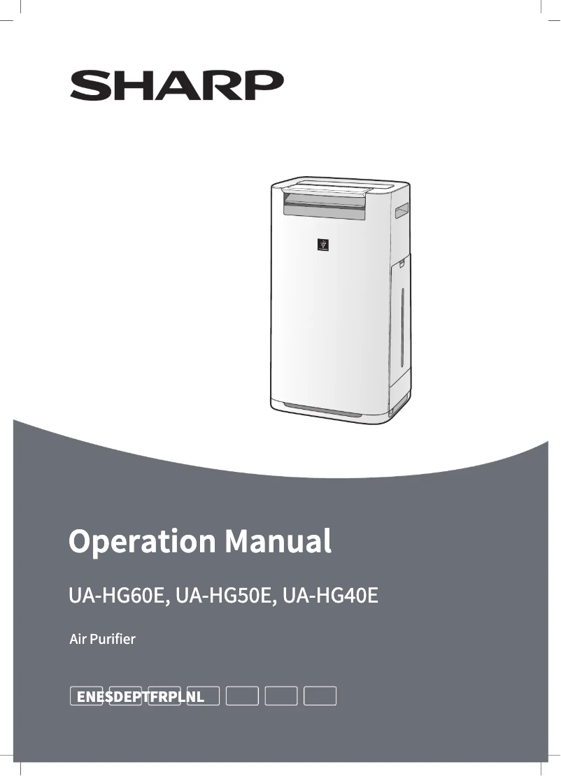 Page n°1 - Manuel utilisateur Sharp UA-HG50E
