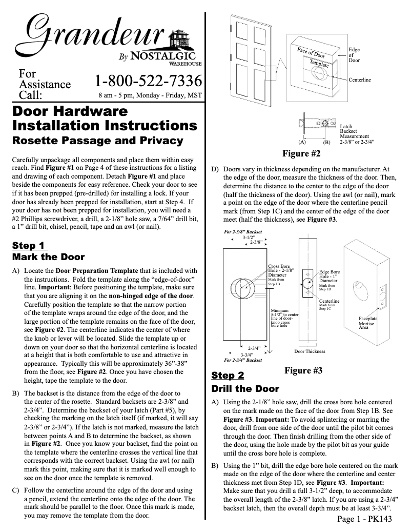 Page n°1 - Manuel utilisateur NuTone CP2OHAB
