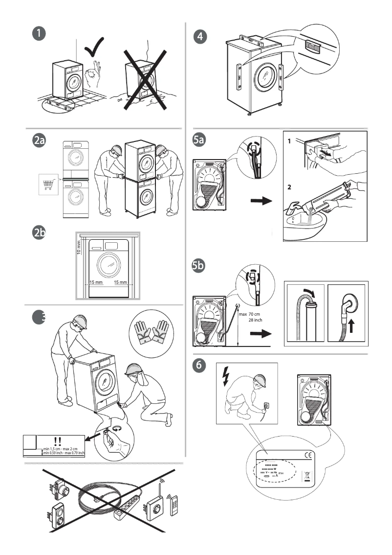 Página 1 del manual Instrucciones de seguridad Whirlpool FFT CM10 8BB NA