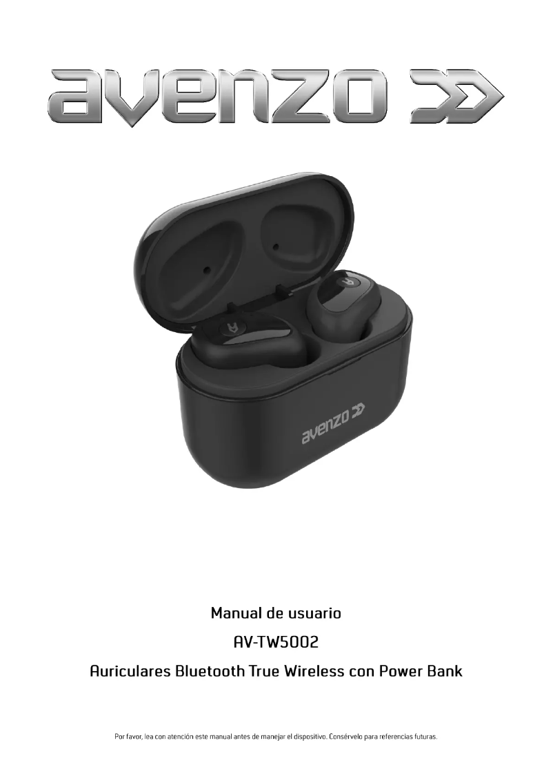 Image de la première page du manuel de l'appareil AV-TW5002B