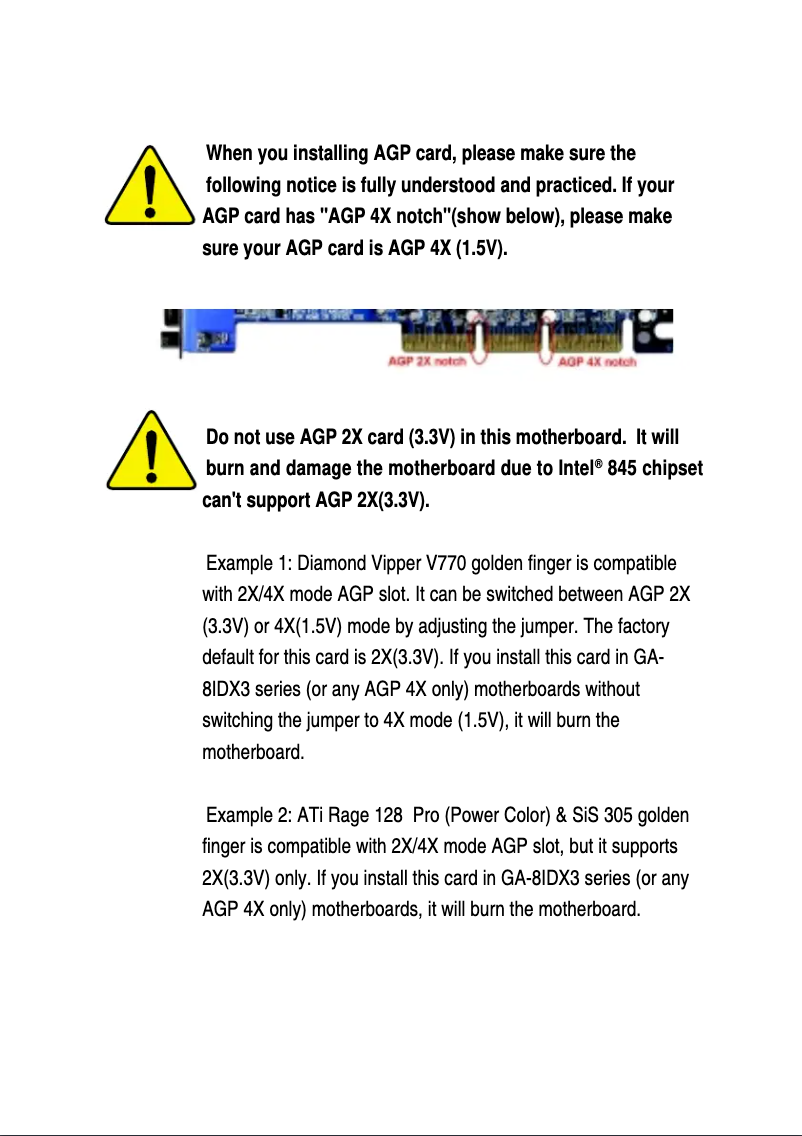 Page 1 de la notice Manuel utilisateur Gigabyte GA-8IDX3