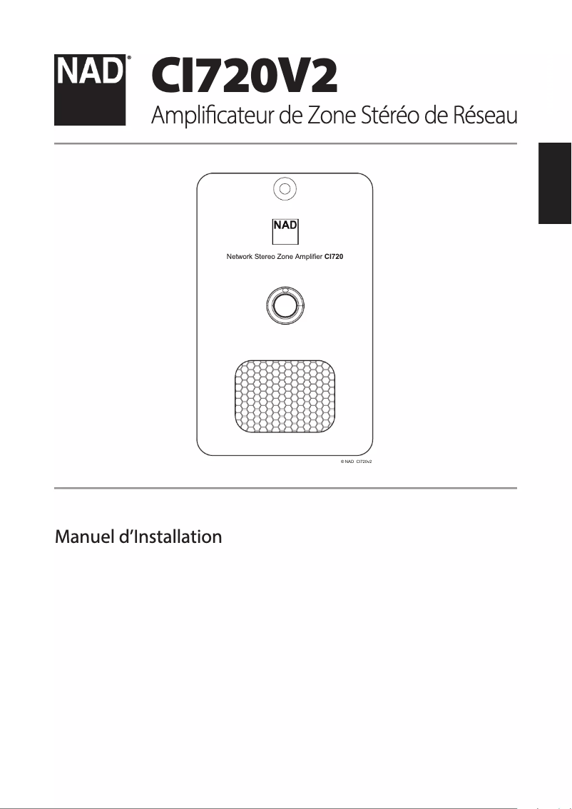 Image de la première page du manuel de l'appareil CI 720 V2