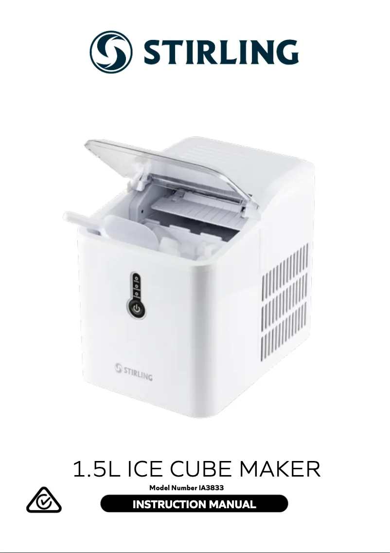 Page n°1 - Manuel utilisateur Stirling IA3833