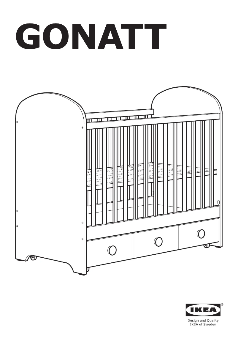 Página 1 del manual Manual de usuario Ikea GONATT 605.441.45