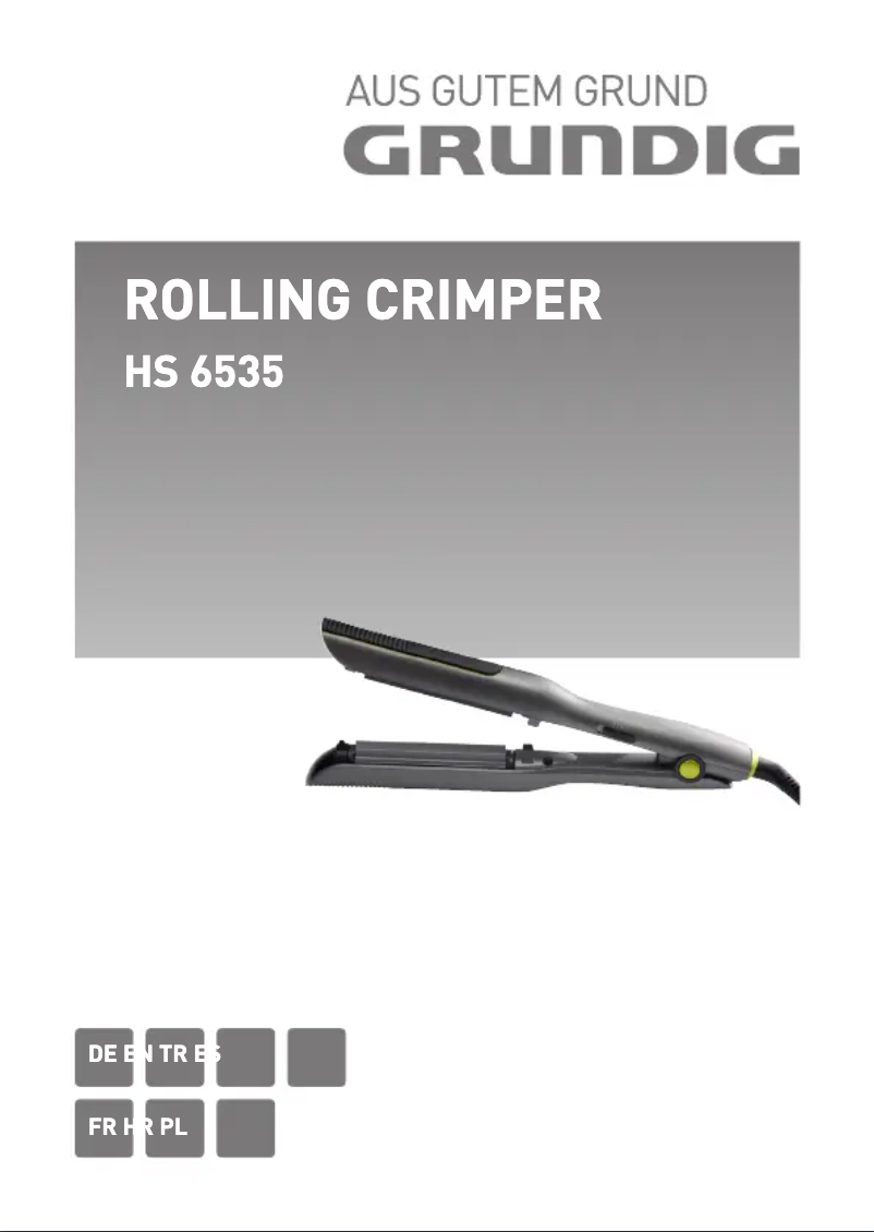 Page 1 de la notice Manuel utilisateur Grundig HS 6535