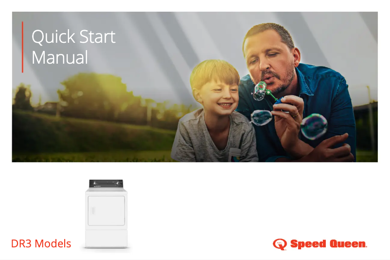 Image de la première page du manuel de l'appareil DR3003WE