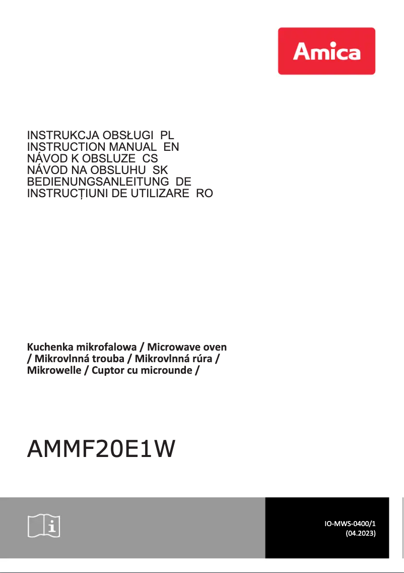 Page n°1 - Manuel utilisateur Amica AMMF20E1W