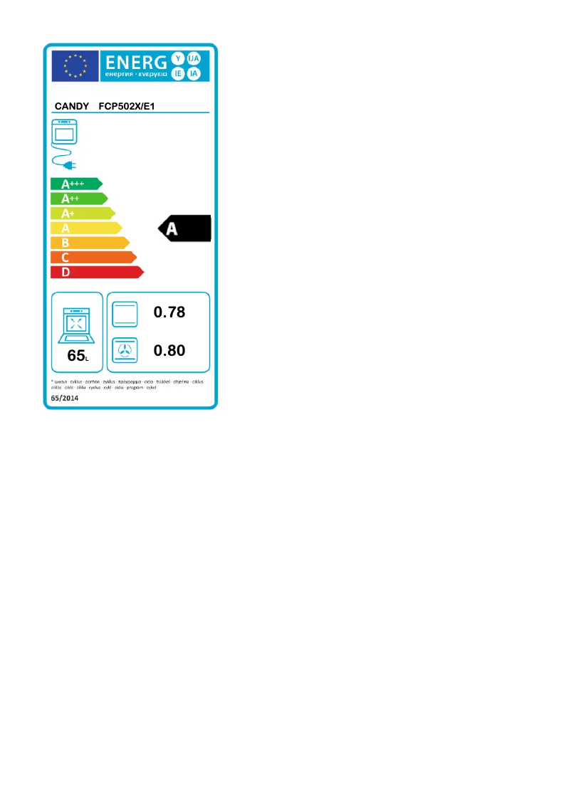 Image de la première page du manuel de l'appareil FCP502X/E1