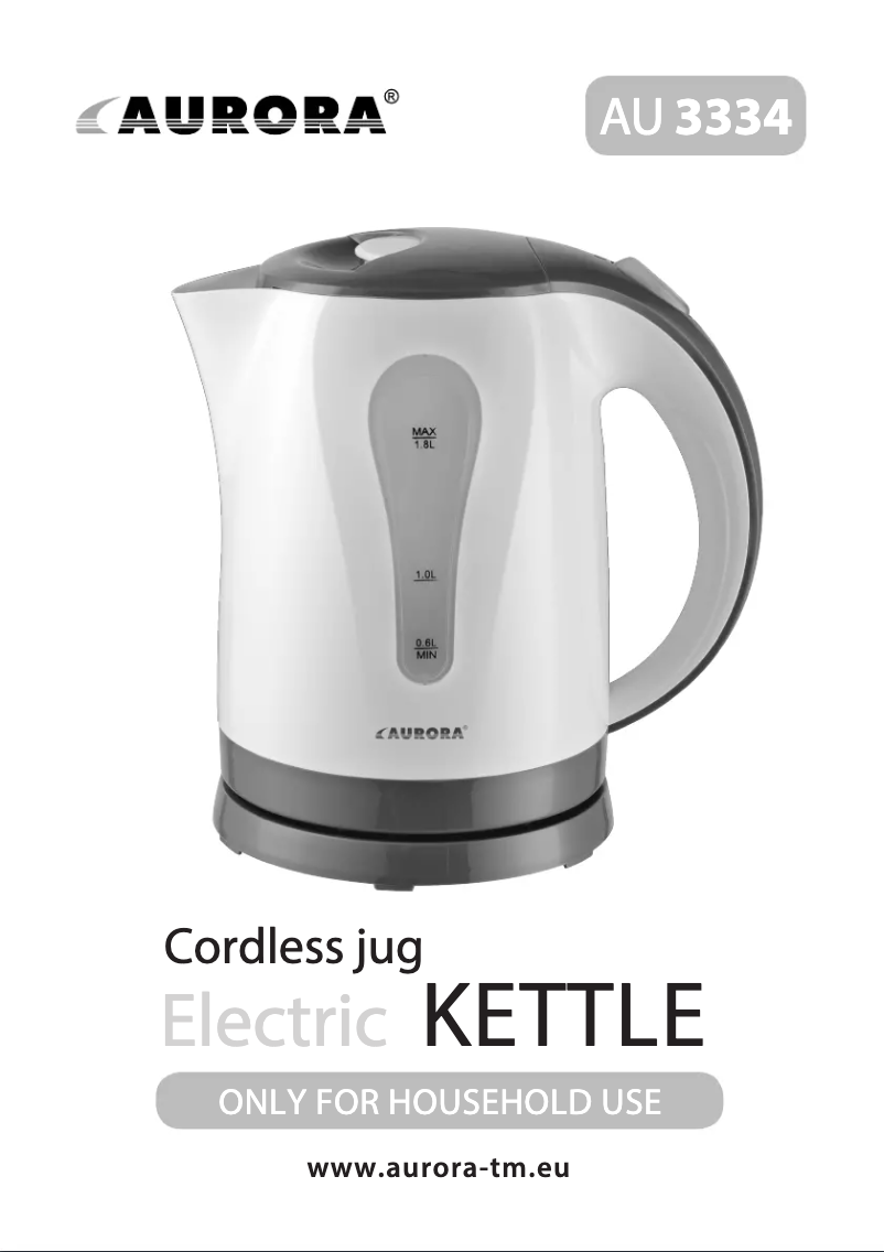 Página 1 del manual Manual de usuario Aurora AU 3334