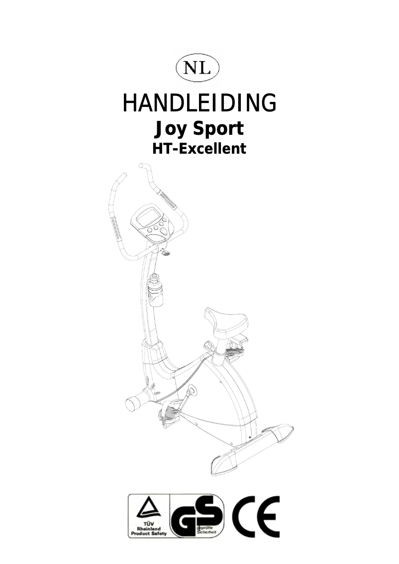 Page n°1 - Manuel utilisateur Joy Sport HT-Excellent