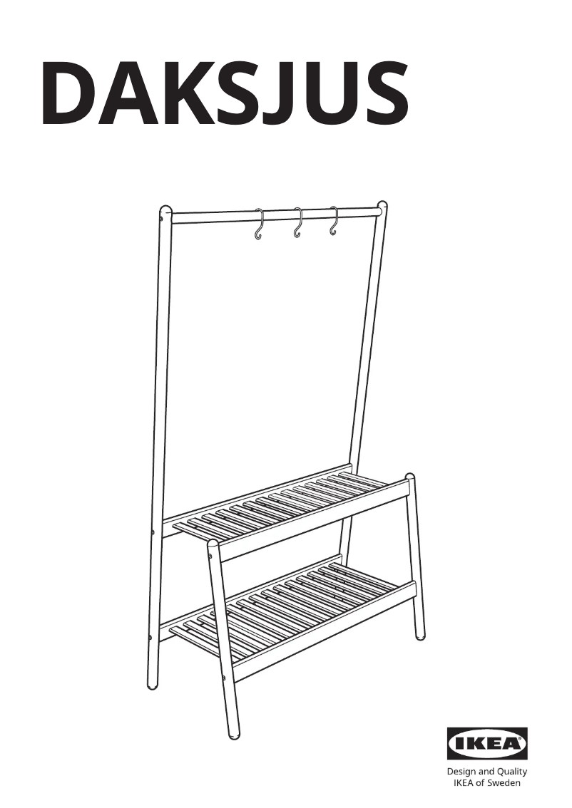 Image de la première page du manuel de l'appareil DAKSJUS 205.670.11
