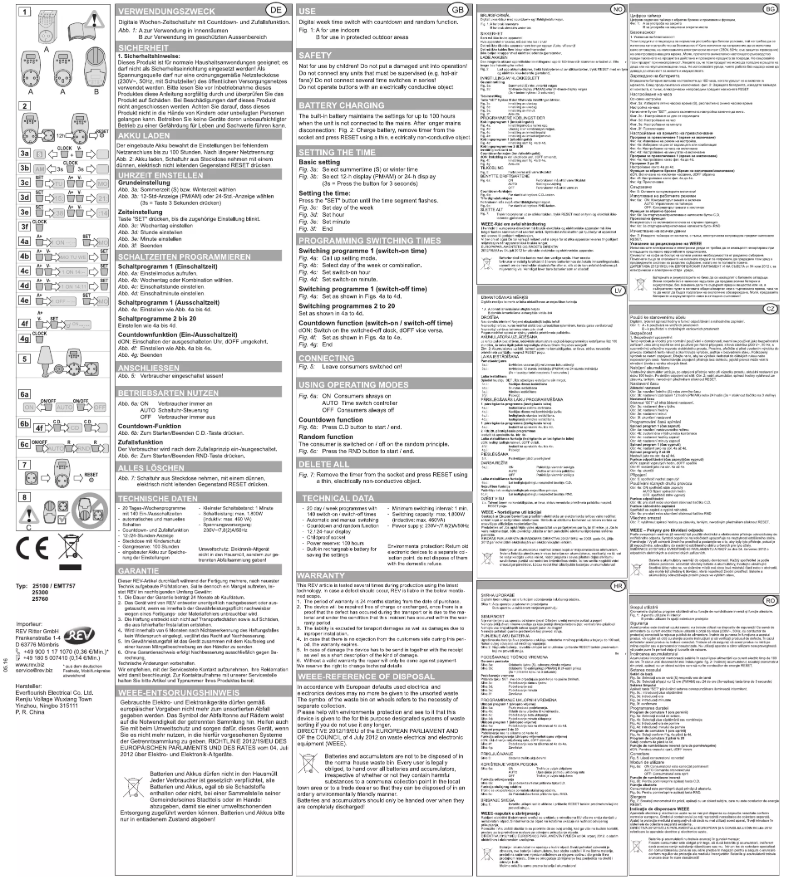 Image de la première page du manuel de l'appareil EMT757