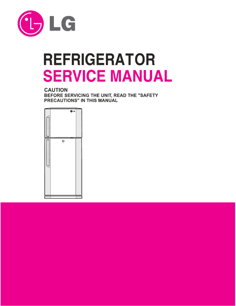 Page 1 de la notice Manuel utilisateur LG GR-B362VL