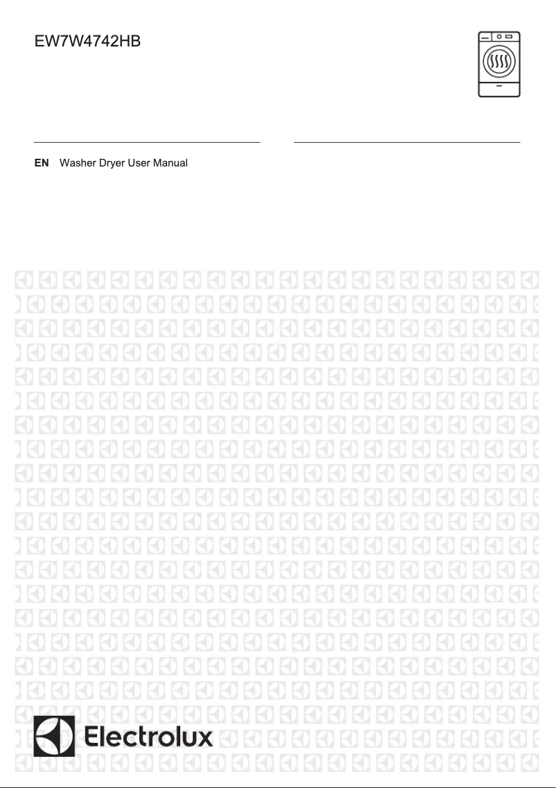 Page 1 de la notice Manuel utilisateur Electrolux EW7W4742HB