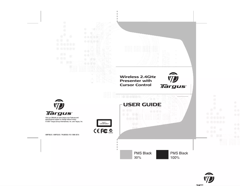Page n°1 - Manuel utilisateur Targus AMP06US